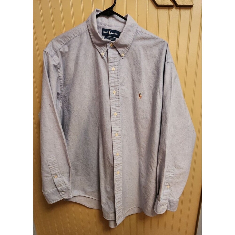 Polo Ralph Lauren Yarmouth Men Oxford Button-Down Shirt Size 17-34